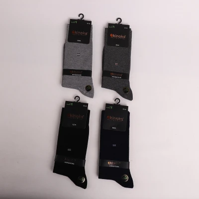 Dikişsiz - 12'Lİ ŞEVA ERKEK LİKRALI BAMBU SOKET  ASORTİ