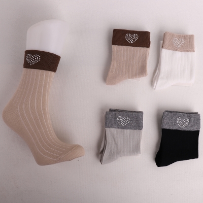 Dikişsiz - 12'Lİ ELİSA AKSESUARLI KADIN SOKET ASORTİ